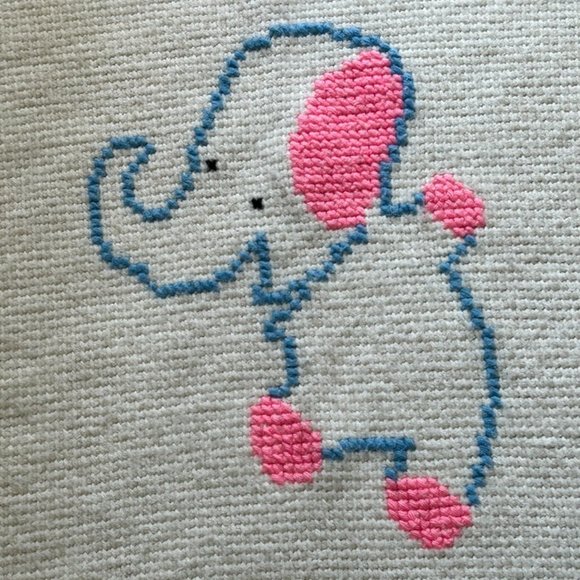 Vintage Handmade Baby Blanket - Picture 2 of 6